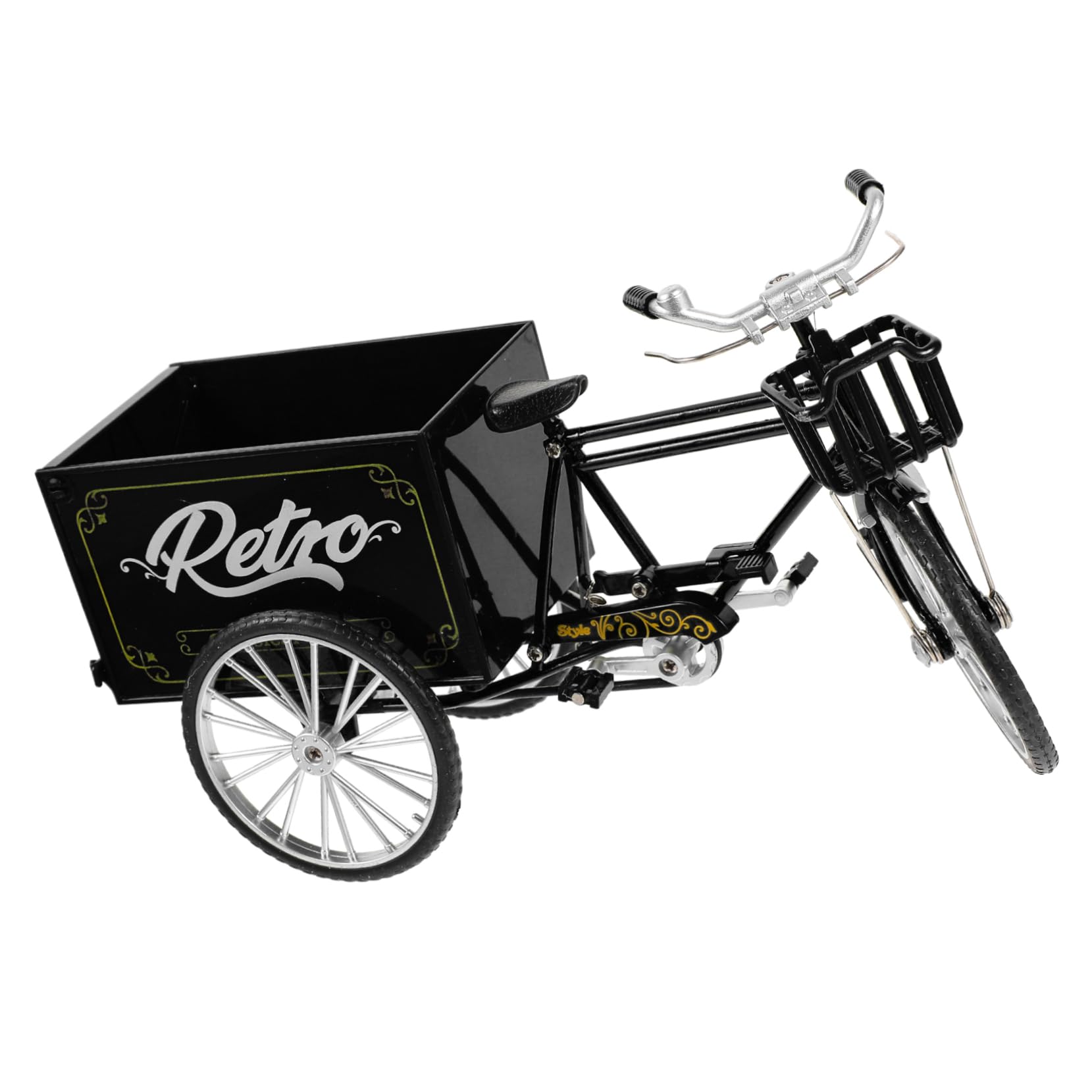 Amazon.co.jp: FUNOMOCYA 合金製レトロ三輪車モデル 1:10